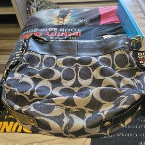 Coach denim bag